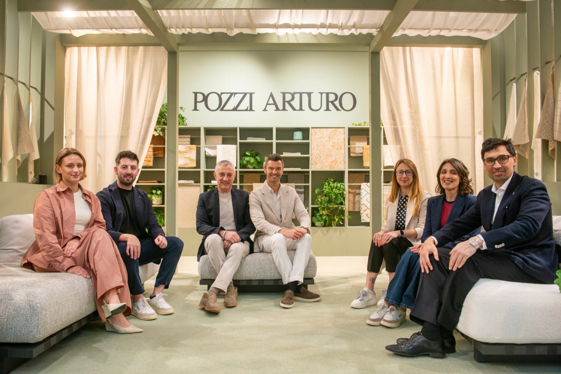 Proposte 2025, tessuti d'arredo Pozzi Arturo a Villa Erba Cernobbio