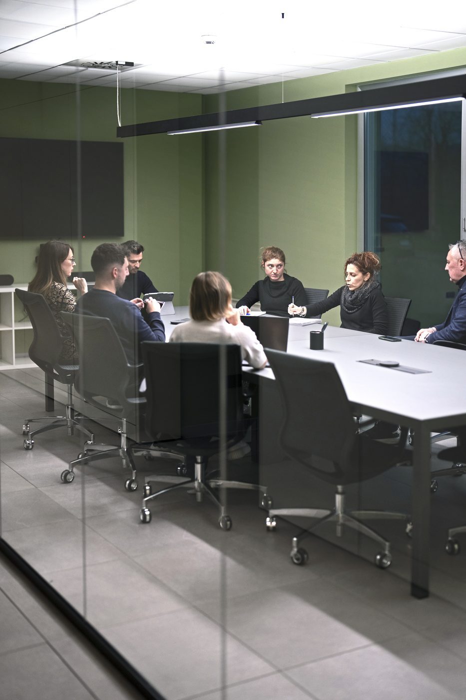 Riunione del team Pozzi Arturo sugli obiettivi ESG e di sostenibilità